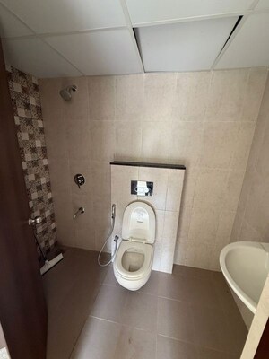 Bathroom in 3 BHK Apartment at Shapoorji Pallonji Vahana Yahavi Phase 1, Bavdhan – for Rent