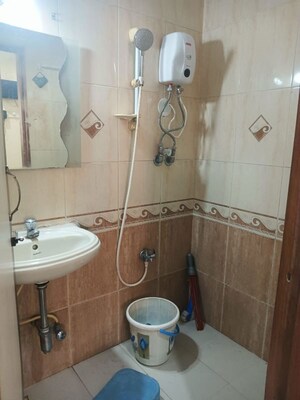 Bathroom in 2 BHK Apartment at Kanjurmarg West – for Rent