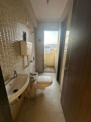 Bathroom in 2 BHK Apartment at Bhoomi Jyot, Kharghar – for Rent