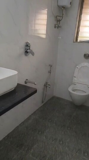 Bathroom in 2 BHK Apartment at Mayuresh Srishti, Bhandup West – for Rent