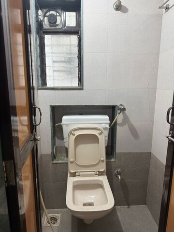 Bathroom in 1 BHK Apartment at Yashodhara CHS, Goregaon East – for Rent