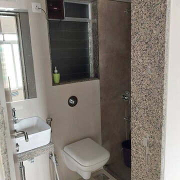 Bathroom in 1 BHK Apartment at Harasiddh Viraaj, Malad East – for Rent