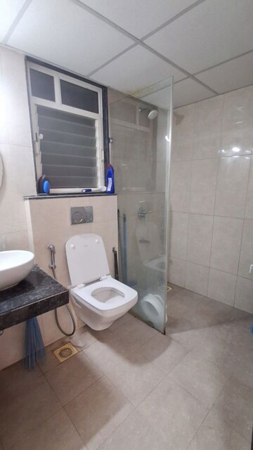 Bathroom in 3 BHK Apartment at Kolte Patil Tuscan Parkland, Kharadi – for Rent