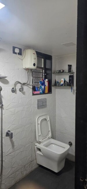 Bathroom in 1 BHK Apartment at Gandharv Darshan, Lower Parel – for Rent