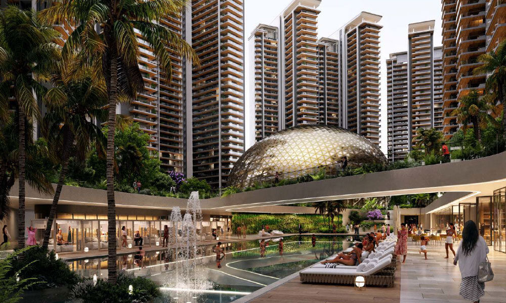 3 BHK + Servant Room 2450 Sq.Ft. Apartment in Elan The Presidential