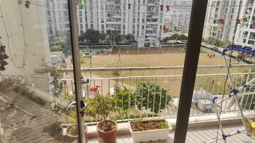 Balcony in 3 BHK Builder Floor at Sector 9 – for Rent