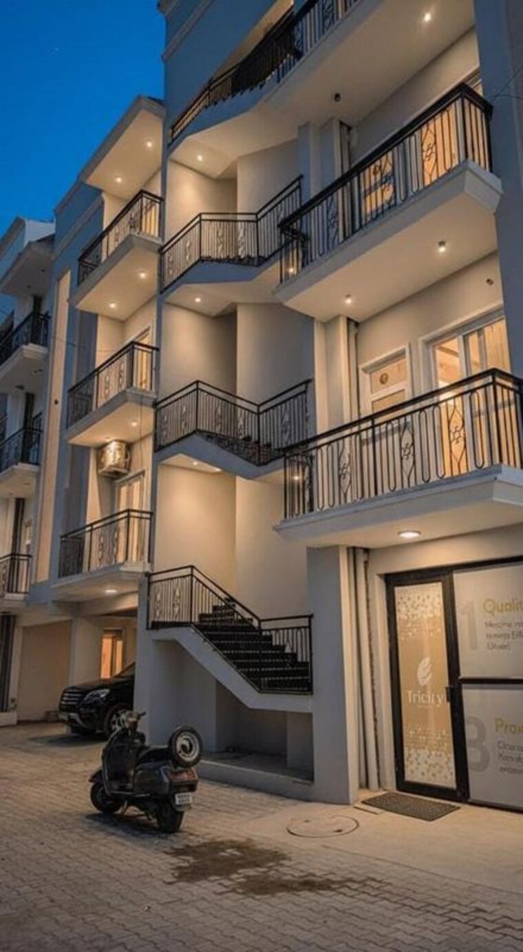 Exterior View, high ground 3 Bedroom 1350 Sq.Ft. Apartment In High Ground Zirakpur 10104229