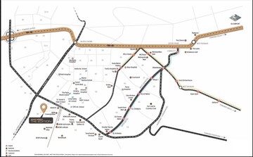 4 BHK Apartment – Map Location View at Smart World The Edition, Sector 66 - for Sale