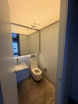 Bathroom in 3 BHK Apartment at Lodha World Crest, Worli – for Rent