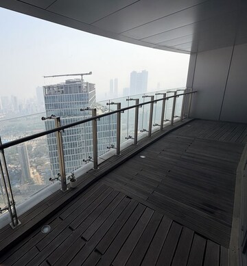 Balcony in 3 BHK Apartment at Lodha World Crest, Worli – for Rent