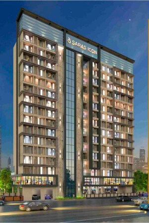 2 BHK Apartment – Exterior View View at Saras Icon, Seawoods - for Sale