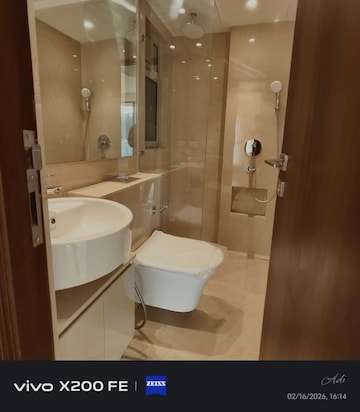 Bathroom in 3 BHK Apartment at Hiranandani Highland, Powai – for Rent