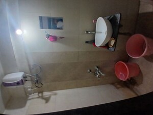 Bathroom in 2 BHK Apartment at Puranik Aldea Espanola, Baner – for Rent