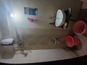 Bathroom in 2 BHK Apartment at Puranik Aldea Espanola, Baner – for Rent