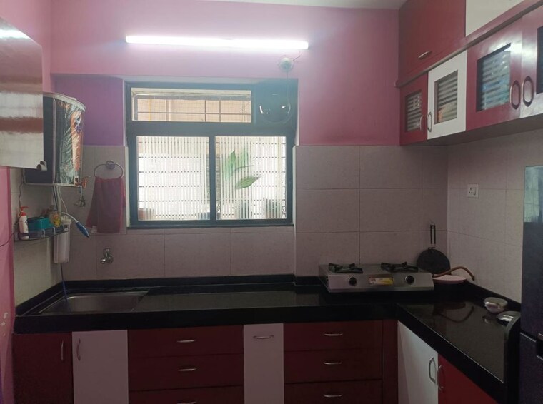 Kitchen, alfa-homes 2 Bedroom 700 Sq.Ft. Apartment In Wagholi Pune 10110162