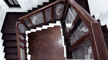 Staircase in 3 BHK Villa at Adarsh Palm Meadows, Whitefield – for Rent