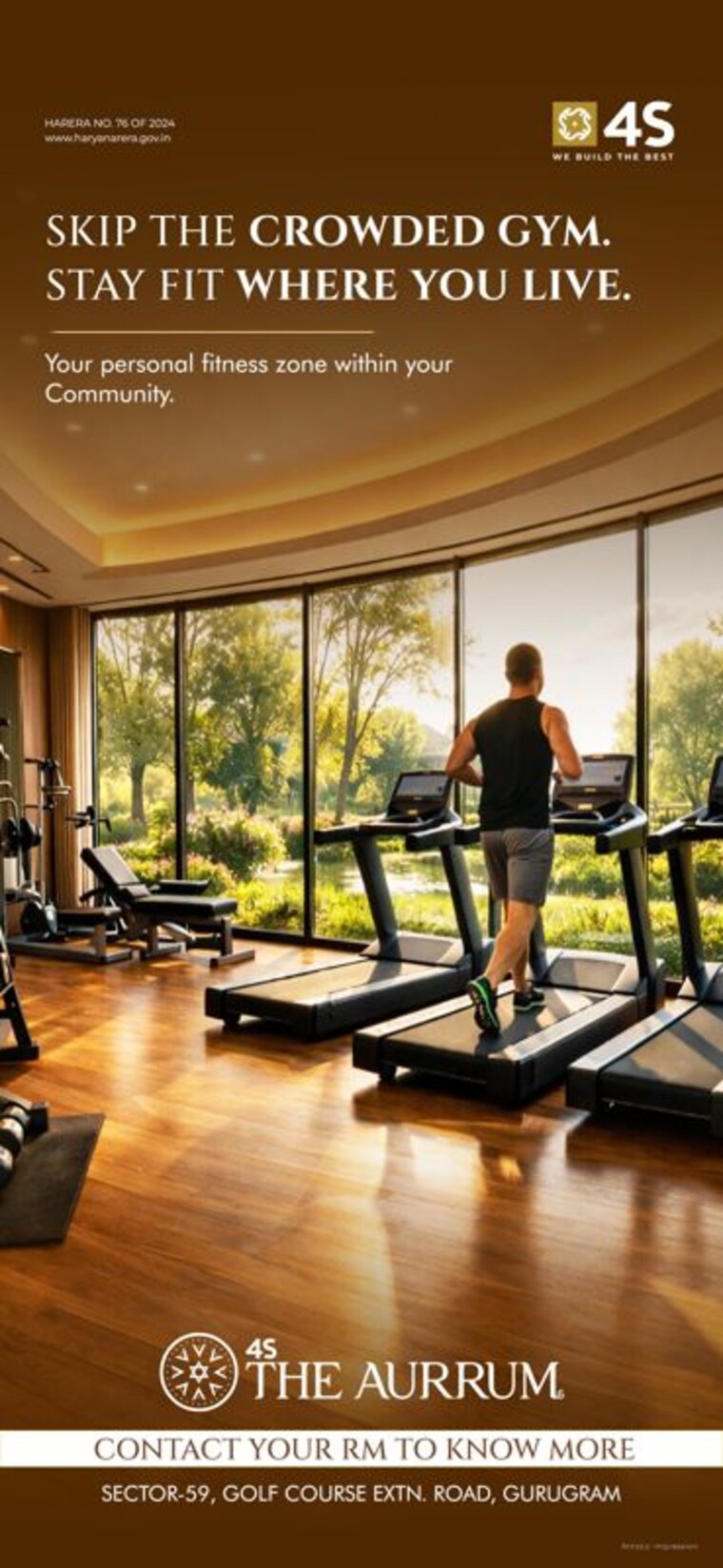Gym, adani-the-marq 3 Bedroom 2375 Sq.Ft. Apartment In Sector 102a Gurgaon 10110253