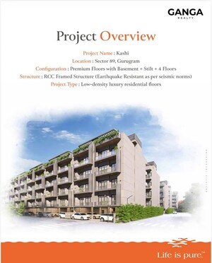 3.5 BHK Independent House – Exterior View View at Ganga Kashi Residences, Sector 89 - for Sale