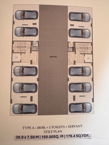 Floor Plan in 3.5 BHK Independent House at Ganga Kashi Residences, Sector 89 – for Sale
