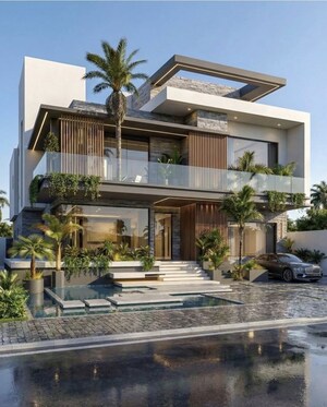 6+ BHK Independent House – Exterior View View at Vesu - for Sale