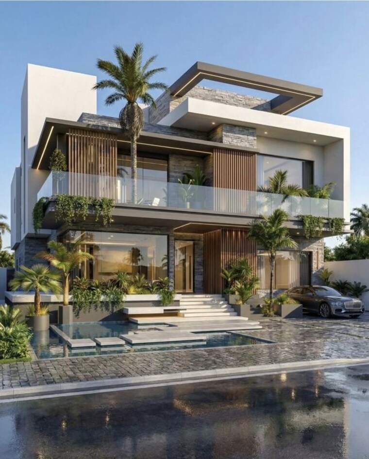 Exterior View, vesu 6+ Bedroom 428 Sq.Yd. Independent House In Vesu Surat 10110314