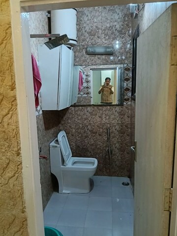 Bathroom in 2 BHK Apartment at Paryavaran Complex – for Rent