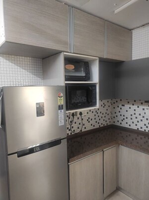 Kitchen in 3 BHK Apartment at Dheeraj Insignia, Bandra East – for Rent