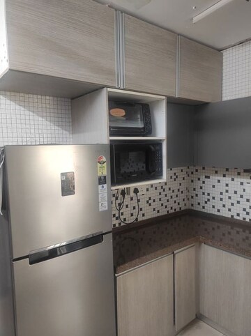 Kitchen in 3 BHK Apartment at Dheeraj Insignia, Bandra East – for Rent