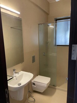 Bathroom in 2 BHK Apartment at Deepali CHS Bandra, Bandra West – for Rent