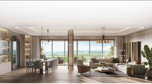 Living Room in 3 BHK Apartment at Adani The Marq, Sector 102a – for Sale