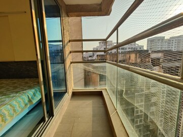 Balcony in 2 BHK Apartment at Runwal Symphony, Santacruz East – for Rent