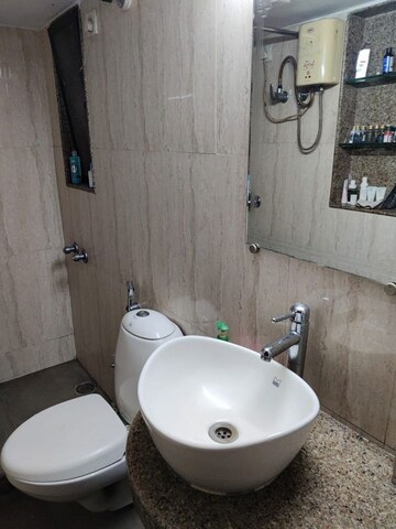 Bathroom in 3 BHK Apartment at Sanpada – for Rent