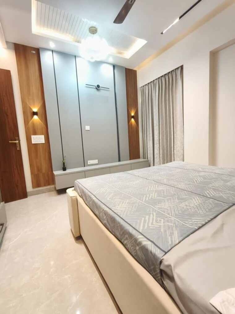 Bedroom, high ground 3 Bedroom 1350 Sq.Ft. Apartment In High Ground Zirakpur 10104047