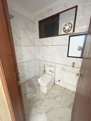 Bathroom in 3 BHK Builder Floor at Chattarpur – for Rent