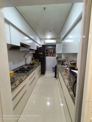 Kitchen in 4 BHK Apartment at Adani Western Heights Sky Apartments, Andheri West – for Rent