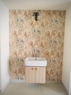 Bathroom in 3 BHK Apartment at Poulomi Avante, Kokapet – for Rent