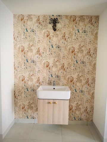 Bathroom in 3 BHK Apartment at Poulomi Avante, Kokapet – for Rent