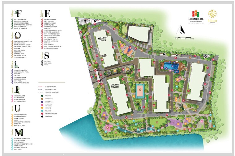 Master Plan, sumadhura-folium 4 Bedroom 2500 Sq.Ft. Apartment In Whitefield Bangalore 10110329