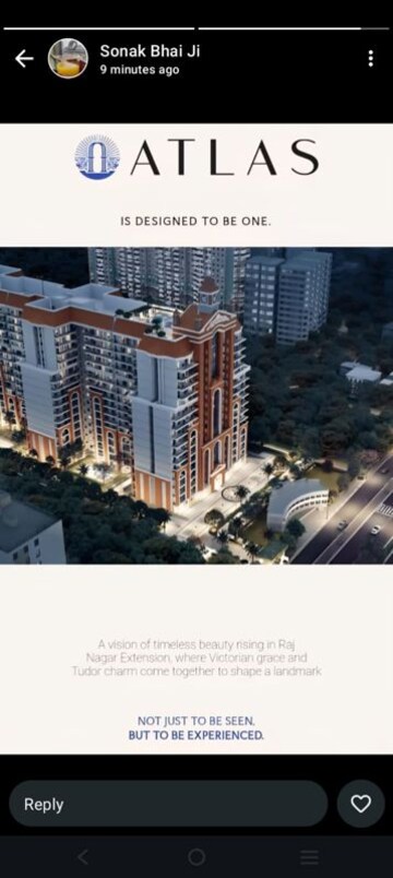 3 BHK Apartment For Sale in T And T Atlas, Raj Nagar Extension