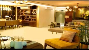 Living Room in 4 BHK Apartment at Elan The Presidential, Sector 106 – for Sale