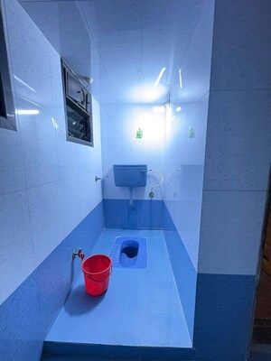 Bathroom in 2 BHK Apartment at Mhada CHS, Vasant Vihar – for Rent