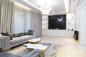 Living Room in 3 BHK Apartment at Adani Group Western Heights, Andheri West – for Rent