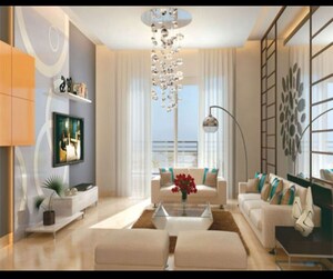 Living Room in 3 BHK Apartment at DLF The Primus, Sector 82a – for Rent