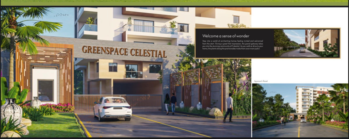 3 BHK + Pooja Room 1685 Sq.Ft. Apartment in Greenspace Celestial