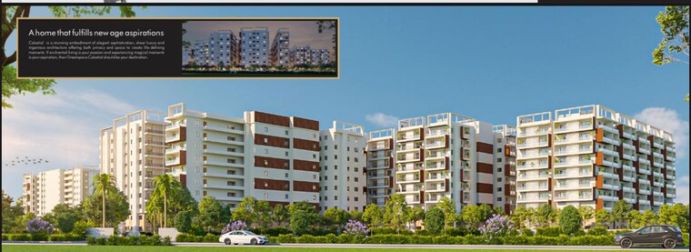 Exterior View, greenspace-celestial 3 Bedroom 1685 Sq.Ft. Apartment In Kokapet Hyderabad 10110463
