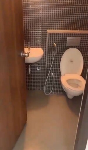 Bathroom in 2 BHK Apartment at Lodha Downtown, Dombivli East – for Rent