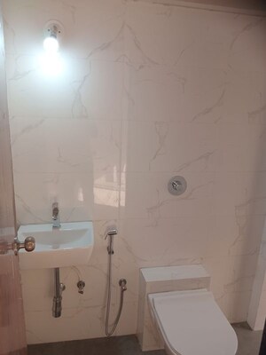 Bathroom in 2 BHK Apartment at Haware Intelligentia Segment, Ghodbunder Road – for Rent