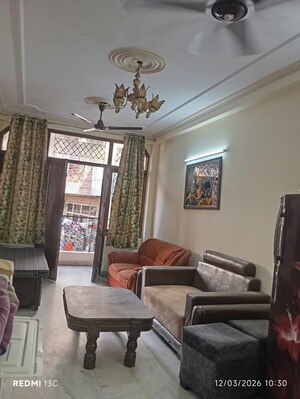Living Room in 1 RK Builder Floor at Savitri Nagar – for Rent