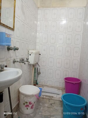 Bathroom in 1 RK Builder Floor at Savitri Nagar – for Rent