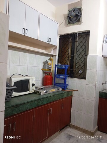 Kitchen in 1 RK Builder Floor at Savitri Nagar – for Rent